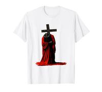 Suffering Messiah Art | Dark Christian Symbolic Design T-Shirt