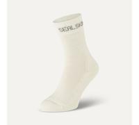 SEALSKINZ | Suffield | Unisex Premium Solo Merino Liner Wool Sock | Extreme Comfort | M - Cream