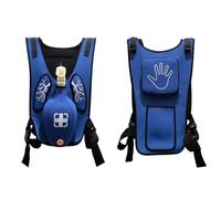 Suffocation First Aid Training Wear Vest, Adjustable Shoulder Straps and Waist Belt for Nurse and Student Teaching red(Blue)