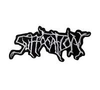 Suffocation Patch Iron on T-Shirt Embroidered Jacket Denim Jean Decorate Custom Handmade Gift Craft, Death Metal