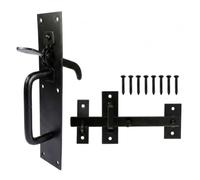 Suffolk Latch for Garden Gate, 18 x 2 x 1 cm Heavy Duty Metal Gate Latch with Thumb Lever Handle | Traditional Gate Catch for Wooden Fence, Farm Gate, Shed Door, Garden Door & Outdoor Gate Hardware