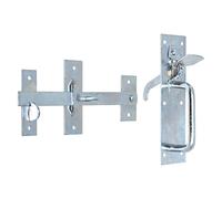 Suffolk Latch, Steel, Bright Zinc Plated, Garden gate, Wooden Gate, Heavy Duty