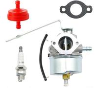 Suffolk Lawnmower Carburetor Kit for Tecumseh Engine, Replacement for 30S 35S 43S Cylinder Mowers, Includes Line and Filter, Compatible with AQ148 E-45020B 992041 RJ19LM Steel Parts