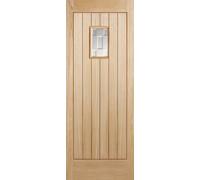 Suffolk Oak External Door - Part Obscure DG RM1S 1981 x 838mm