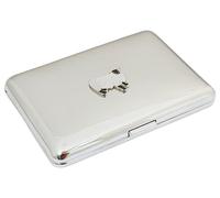Suffolk Sheep Cigarette Tin Chrome Plated Steel Medium or Large Free Engraving cc 695