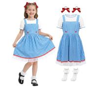 Suffolly Dorothy Costume,Blue Gingham Dress for World Book Days (120)