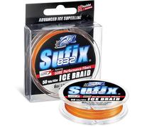 Sufix Advanced 832 Ice Braid Fishing Line, High-Strength, Low-Stretch Ice Fishing Braid for Extreme Cold Durability, 50 Yard Spool, 20 LB, Fire Camo