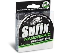 Sufix NanoBraid 6 lb Low-Vis 690-006G: NanoBraid 6 lb Low-Vis Green, one size