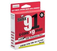 Sufix Tresse 9 Brins 91 G-Core - 150m - D.0.20mm - R.11.3Kg - Neon Chartreuse - S91205CH150 - ASU640814