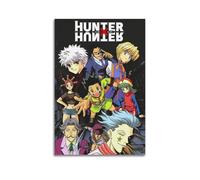 SUFOGBVG Anime Poster Hunter × Hunter Poster Decorative Painting Canvas Wall Posters And Art Picture Print Modern Family Bedroom Decor Posters 20x30inch(50x75cm)