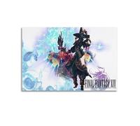 SUFOGBVG Final Fantasy Video Game Poster43 Poster Decorative Painting Canvas Wall Posters And Art Picture Print Modern Family Bedroom Decor Posters 12x18inch(30x45cm)