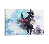 SUFOGBVG Final Fantasy Video Game Poster43 Poster Decorative Painting Canvas Wall Posters And Art Picture Print Modern Family Bedroom Decor Posters 12x18inch(30x45cm)