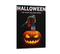 SUFOGBVG Halloween Night He Came Home Poster Poster Decorative Painting Canvas Wall Posters And Art Picture Print Modern Family Bedroom Decor Posters 24x36inch(60x90cm)