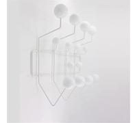 SUFRIN Practical Coat Rack, Classic Hang it All Coat Rack, Mid Century Modern Wall Mounted Coat Hooks with Painted Solid Wooden Walnut Balls Wood Color Coat Hanger for Scarves, Purses