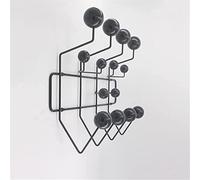 SUFRIN Practical Coat Rack, Classic Hang it All Coat Rack, Mid Century Modern Wall Mounted Coat Hooks with Painted Solid Wooden Walnut Balls Wood Color Coat Hanger for Scarves, Purses