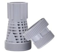 Sufrk 2 Piece Pool Hose Connectors Plastic,Swimming Pool Hose Connector Pipe for Hose, Pool Hose Adapter Replacement for Above Ground Pools