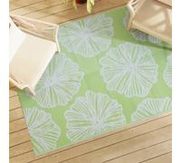 Sufrk Outdoor Carpet Green 140x200 cm PP,Camping Recycled Area Rug for Patio Balcony Beach BBQ Picnic Deck
