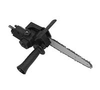 Sufrk Saw Conversion Head Adapter Stainless Steel Plastic Handle Easy Assembly Electric Drill to Saw Adapter for DIY (for 6in Electric Drill)
