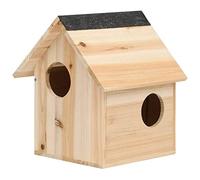 Sufrk Squirrel House Solid Firwood 26x25x29 cm-Nesting Box for Squirrels,Squirrel House Made of Firwood,Weatherproof,Nest Box for Garden,Squirrel Hotel for Squirrels
