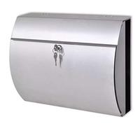 Sufrk Stainless Steel Mailbox,Parcel Delivery Box Lockable Letter Weatherproof Post Box Stylish Letterbox for Keep Your Mail Safe