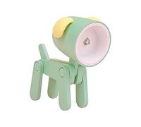 SUFUBAI Cartoon Mini DIY Cute Dog LED Desk Lamp Portable Adjustable Night Light Eye-Protection for Home Office College Dorm Room Girls Boys Decor Gift(Green)