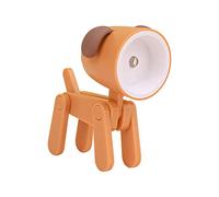 SUFUBAI Cartoon Mini DIY Cute Dog LED Desk Lamp Portable Adjustable Night Light Eye-Protection for Home Office College Dorm Room Girls Boys Decor Gift(Orange)