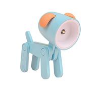 SUFUBAI Cartoon Mini DIY Cute Dog LED Desk Lamp Portable Adjustable Night Light Eye-Protection for Home Office College Dorm Room Girls Boys Decor Gift(Blue)