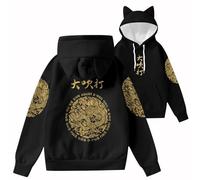 SUGA Album Sweatshirt AGUST D 大吹打 Cat Ears Hoodie Unisex Top(Size:3XL)