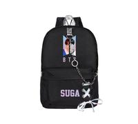 (SUGA) Bangtan Bts Boys Backpack School Bookbag Student Travel Bag Rucksack Shoulder