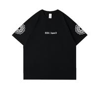 Suga Merchandise Short Sleeve T-Shirt Min Yoon Gi Agust D D-Day Tour Tee Shirt for Women Girls Fans A Black-M