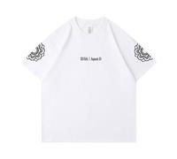 Suga Merchandise Short Sleeve T-Shirt Min Yoon Gi Agust D D-Day Tour Tee Shirt for Women Girls Fans A White-XL