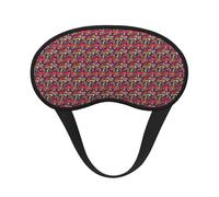 Sugar and Skulls and Flowers Print Soft Washable Eye Masks for Cover Nap Light Blocking for Night Shift Sleep Aid