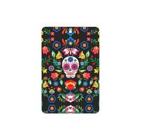 Sugar And Skulls And Flowers Printing 10 Pieces Air Freshener Car Hanging Cards Air Freshener Sheets With Rope For Cars Home