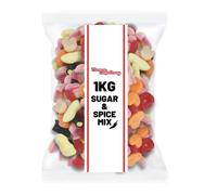 Sugar and Spice Mix 1kg | Fruity Jelly Sweets with a Spicy Kick | Bold Flavour Fusion | Bulk Bag for Parties, Sharing & Gifting