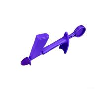 Sugar Ball Dispenser Tool for Cake Toppings Edible Pearls and Confetti - Reusable Plastic Applicator with Soft Silicone Tips