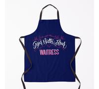 Sugar Butter Flour and Waitress logo - Waitress the Musical - Broadway, West End Grill Aprons for Kitchen BBQ Chef