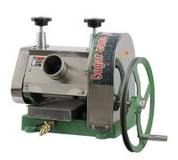 Sugar Cane Juice Press Machine Manual, Heavy Duty Commercial Juicer, 3 Roller Adjustable Stainless Steel, Maximizes Juice Output, No Electric Needed, for Business & Home