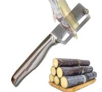 Sugar Cane Peeler - Manual Stainless Steel Fruit Peeler | Kitchen Accessory with Ergonomic Handle for Dormitory Hotels Restaurants