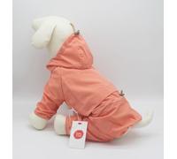 Sugar Coat Dog Raincoat, Waterproof Windproof Hooded Jacket for Small Medium Large Dogs, Reflective Adjustable Full-Body Coverage - Atlas (Orange/Coral, M)