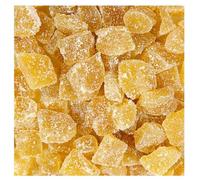 Sugar Coated Crystallised Ginger Bag - Sweet and Spicy Snack (500g)