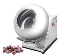 Sugar Coating Machine, Chocolate Polishing Equipment, Stainless Steel Multi-Functional for Coating Sugar Balls and Drying Chocolate, Compact Design