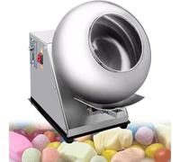 Sugar Coating Machine, Commercial Mini Chocolate Panning Machine for Efficient and Even Coating, Compact Design for Small Businesses