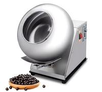 Sugar Coating Machine, Electric Chocolate Polishing Machine, 3-6kg/h Capacity, Adjustable Speed, Constant Temperature Drying for Pharmaceutical and Food Industries