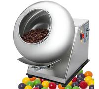 Sugar Coating Machine for Chocolate, Nuts, and Candy, 3-6kg/H Mini Panning Equipment for Commercial Use, Efficient Food Processing Machine