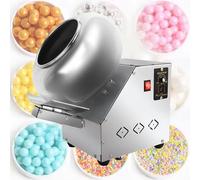 Sugar Coating Machine Mini Chocolate Coating Polishing Machine - 500W with 9 Adjustable Speeds for Nuts and Treats - Ideal for Sugar Coating and Drying