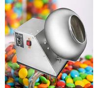 Sugar Coating Machine, Small Commercial Mini Chocolate Panning Machine, Sugar Coating Pan Table Top Candy Coater Polishing Machine