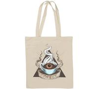 Sugar Coffee Milk The Trinity All Seeing Eye Natural Cotton Tote Bag White