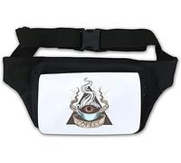 Sugar Coffee Milk The Trinity All Seeing Eye Waist Bag Fanny Pack White