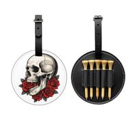 Sugar Conjuration Print Custom Halloween PU Golf Tees Holder | Bring Spooky Halloween Vibes To The Golf Course, Fun Golf Accessory And Gift For Golf Lovers