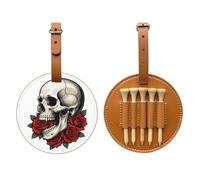 Sugar Conjuration Print Custom Halloween PU Golf Tees Holder | Bring Spooky Halloween Vibes To The Golf Course, Fun Golf Accessory And Gift For Golf Lovers